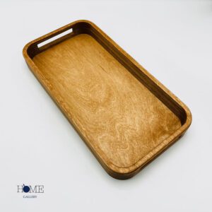 سینی مستطیل دسته دار چوب پلای وود 22*40 سانت